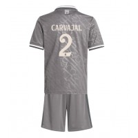 Camisa de time de futebol Real Madrid Daniel Carvajal #2 Replicas 3º Equipamento Infantil 2024-25 Manga Curta (+ Calças curtas)